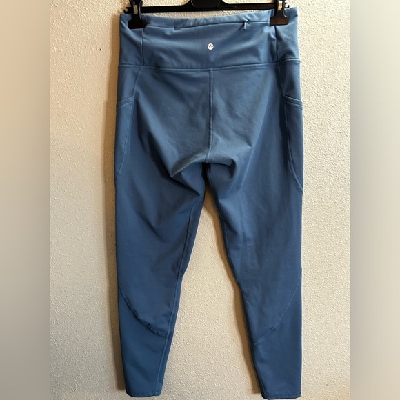 WILL IT Blue High-Waisted Athletic Leggings Size Large - Picture 3 of 5